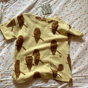 Kate Quinn NWT owl boxy tee 3T